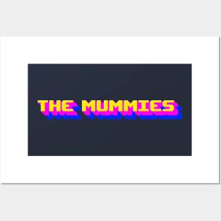 8bit Gaming Style The Mummies Animated Posters and Art